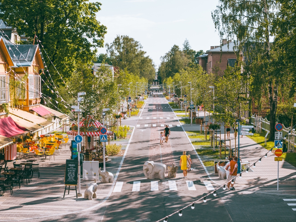 Ümberehitatud Supeluse tänav